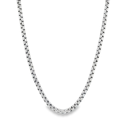 Jai's 18K White Gold Box Chain