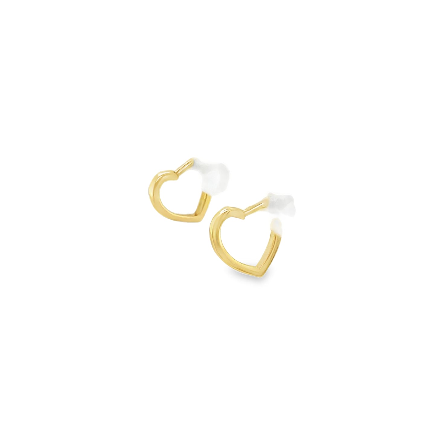 Jai's 18K Yellow Gold Petite Heart Studs