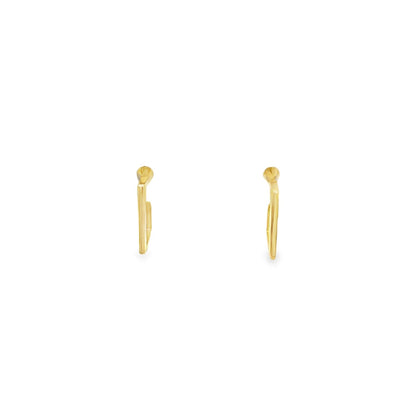 Jai's 18K Yellow Gold Petite Square Studs