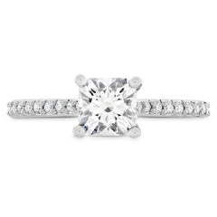 Hearts On Fire 18K White Gold Camilla Diamond Engagement Ring