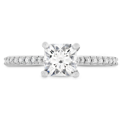 Hearts On Fire 18K White Gold Camilla Diamond Engagement Ring