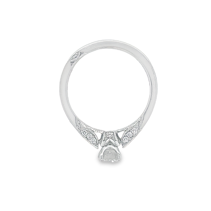 Tacori's 18K White Gold Simply Diamond Engagement Ring