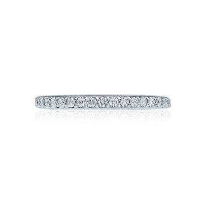 Tacori's 18K White Gold Dantela Diamond Wedding Band