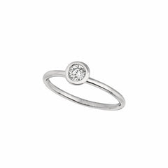 Morris & David's 14K White Gold 0.3-carat Solitaire Diamond Ring