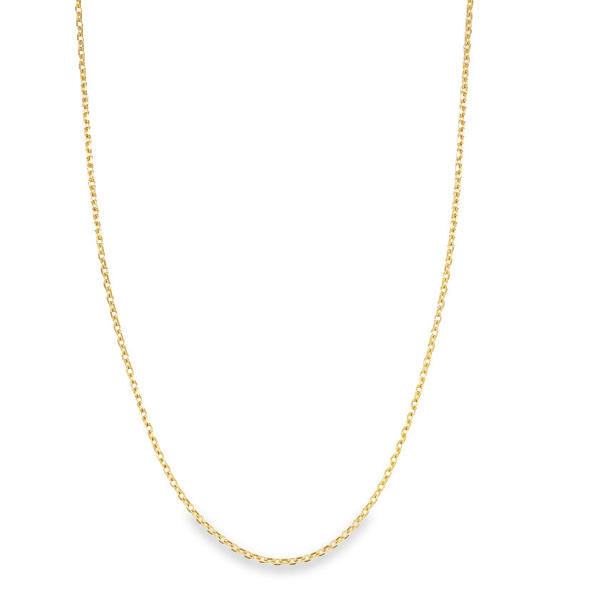 Jai's 14K Yellow Gold Fine Rolo Chain - 18"