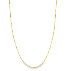 Jai's 14K Yellow Gold Fine Rolo Chain - 18"
