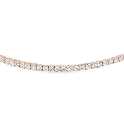 Hans Krieger's 18K Rose Gold Diamond Tennis Choker