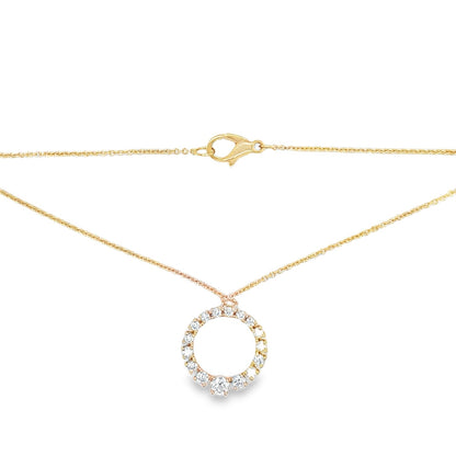 Hans Krieger's 18K Rose Gold Diamond Necklace