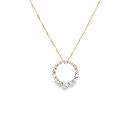 Hans Krieger's 18K Rose Gold Diamond Necklace