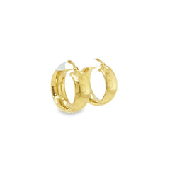 Jai's 14K Yellow Gold Small Thick Hoops