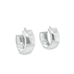 Jai's 14K White Gold Thick Petite Huggies