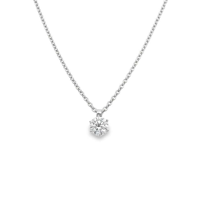 Hans Krieger's 18K White Gold 0.5-carat Solitaire Diamond Necklace - 16"