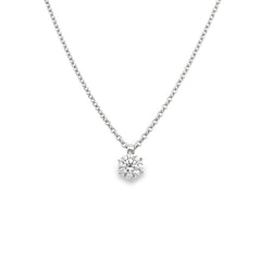 Hans Krieger's 18K White Gold 0.5-carat Solitaire Diamond Necklace - 16"