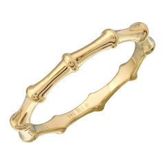 Jai's 14K Yellow Gold Bamboo Ring