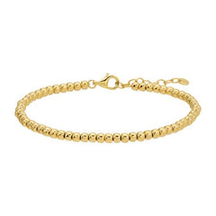 Jai's 14K Yellow Gold Beaded Chain Bracelet