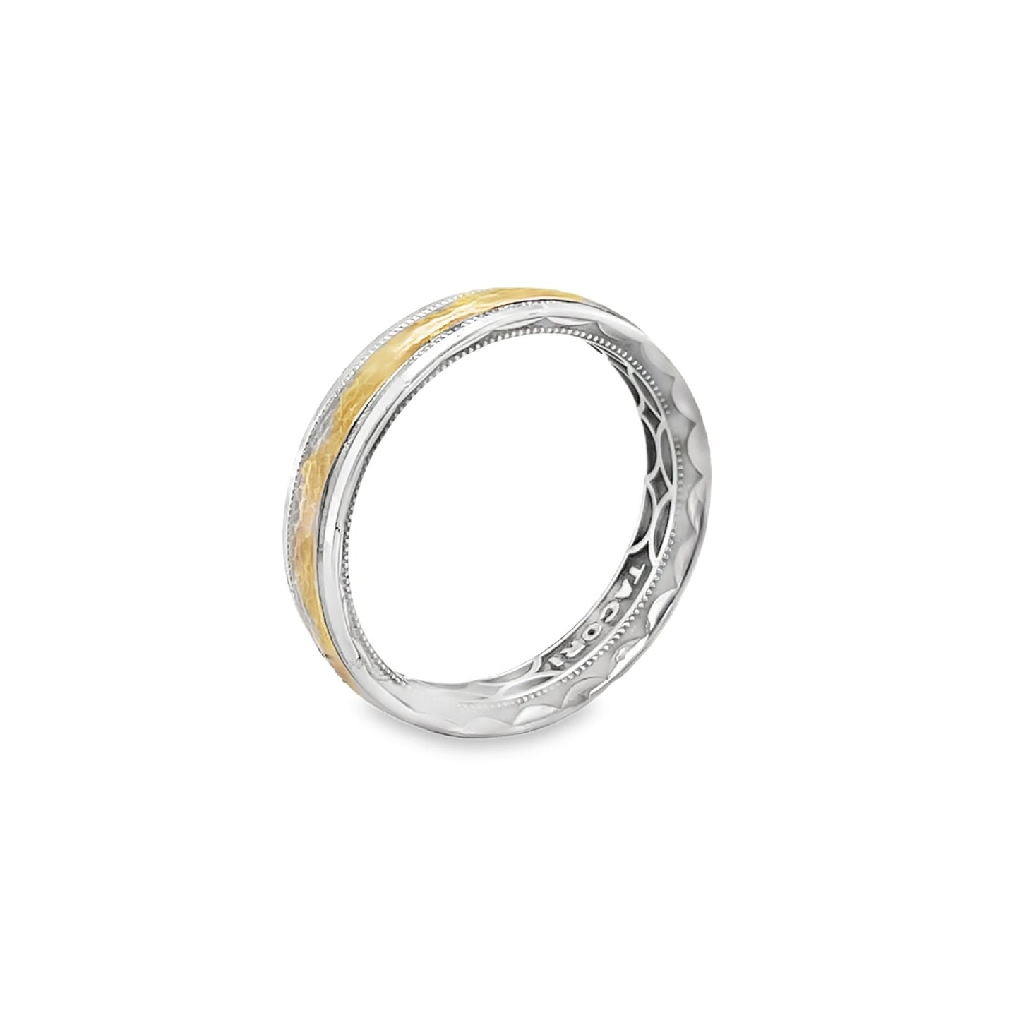 Tacori's 18K Two-tone Geometric Wedding Band