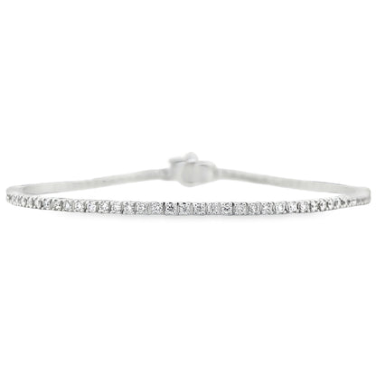 Morris & David's 14K White Gold Diamond Tennis Bracelet
