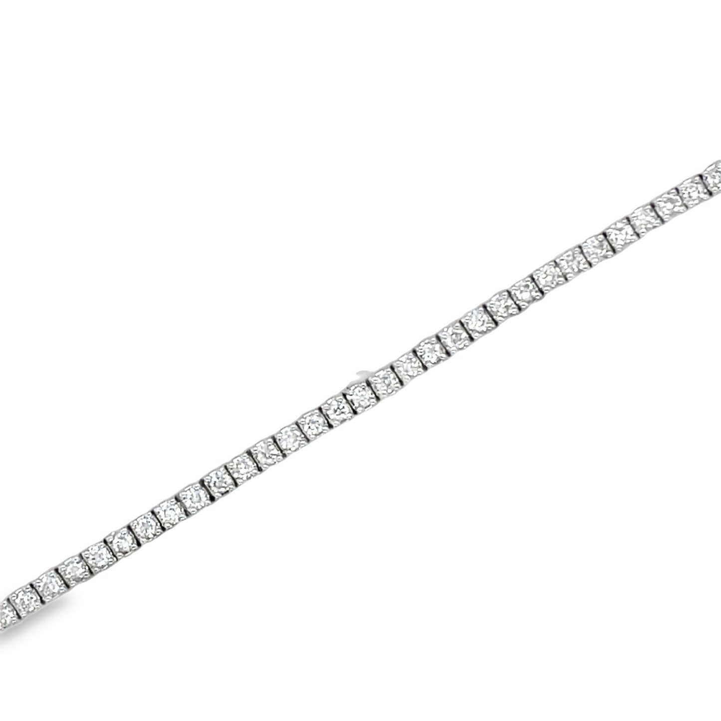 Morris & David's 14K White Gold Diamond Tennis Bracelet