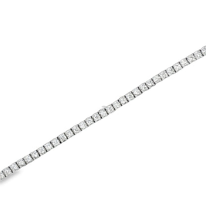 Morris & David's 14K White Gold Diamond Tennis Bracelet