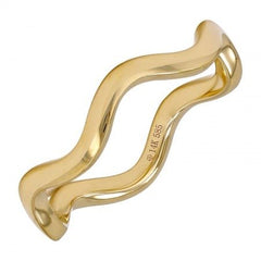 Jai's 14K Yellow Gold Wavy Ring