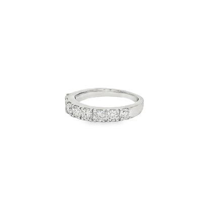 Jai's 14K White Gold 1-carat Diamond Semi-pave Ring