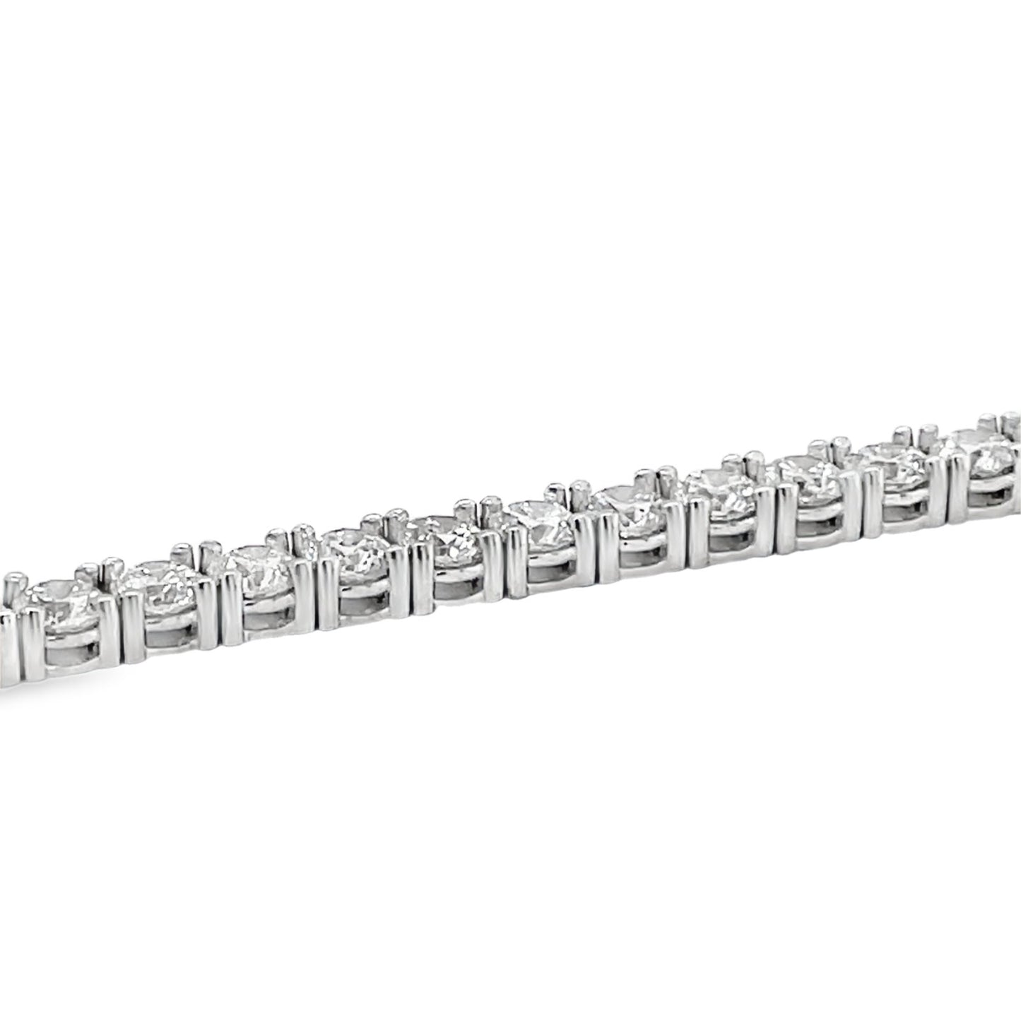 Jai's 14K White Gold 7.5-carat Diamond Tennis Bracelet