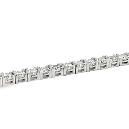 Jai's 14K White Gold 7.5-carat Diamond Tennis Bracelet