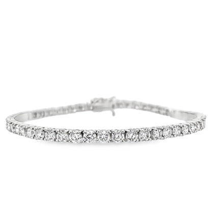 Jai's 14K White Gold 7.5-carat Diamond Tennis Bracelet