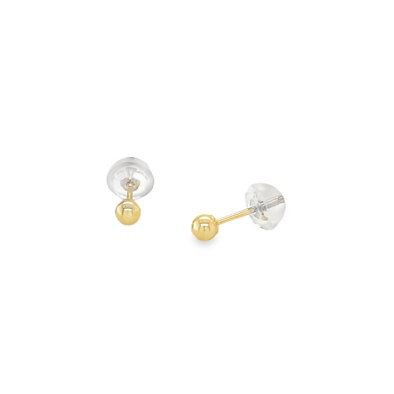 Jai's 14K Yellow Gold 3MM Sphere Studs