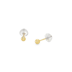 Jai's 14K Yellow Gold 3MM Sphere Studs