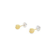 Jai's 14K Yellow Gold 5MM Sphere Studs