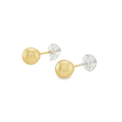 Jai's 14K Yellow Gold 6MM Sphere Studs