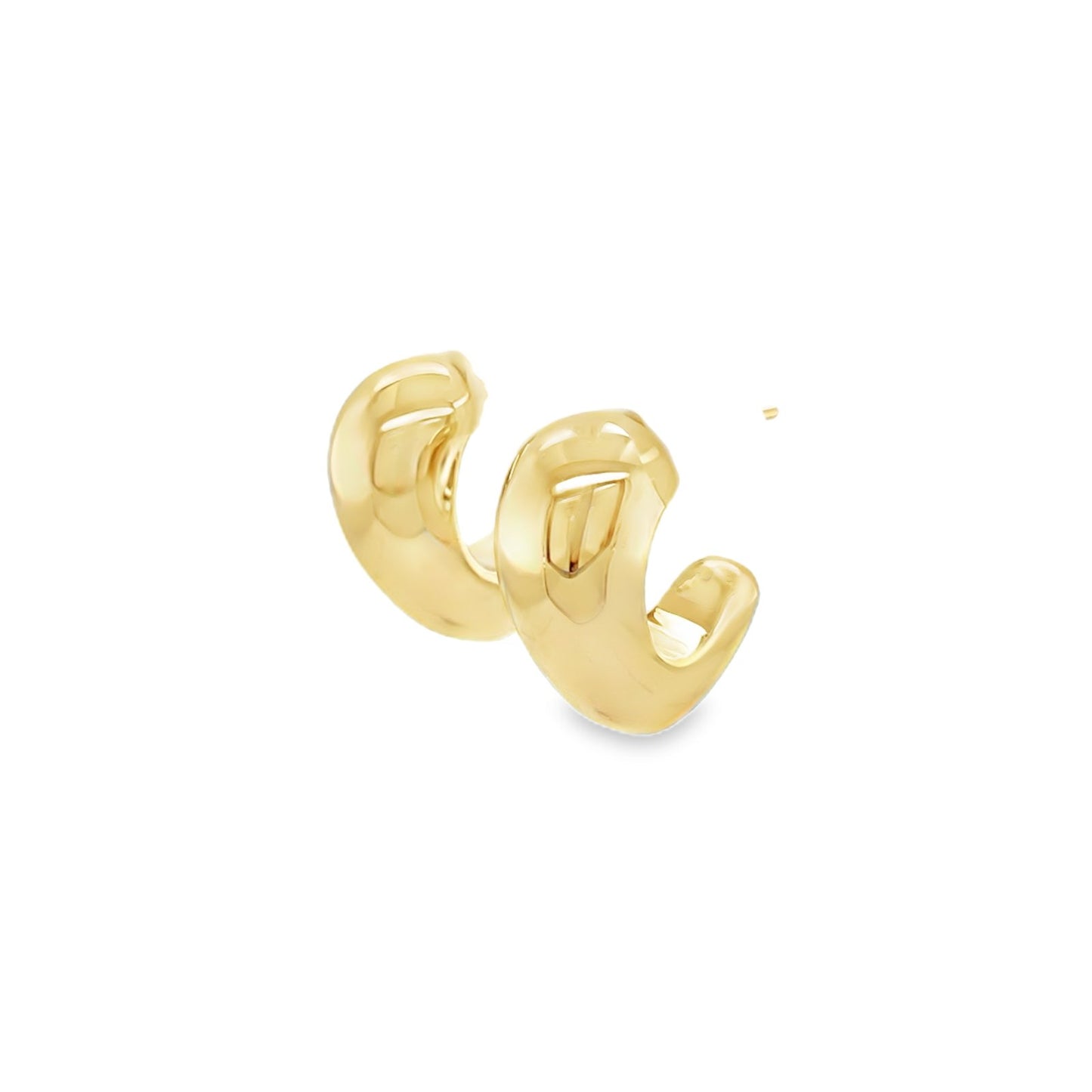 Jai's 14K Yellow Gold Hooked Studs