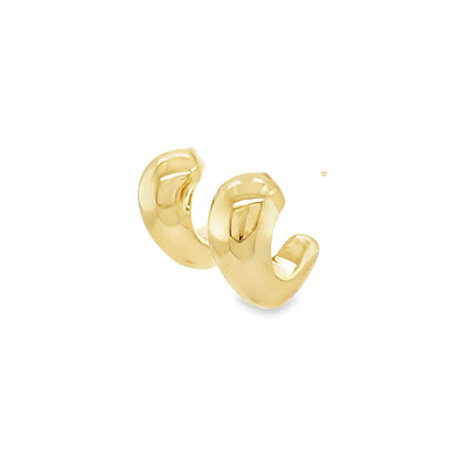 Jai's 14K Yellow Gold Hooked Studs