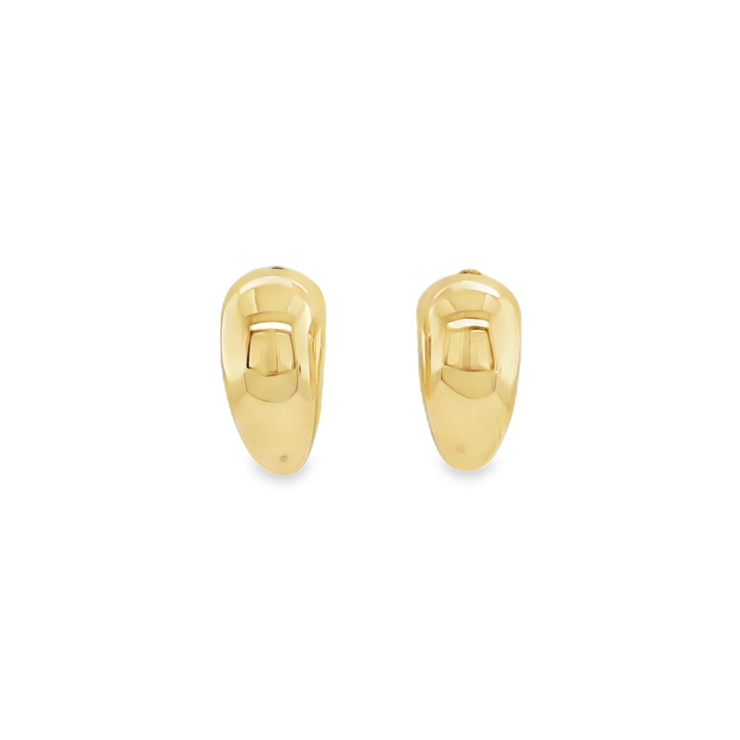 Jai's 14K Yellow Gold Hooked Studs