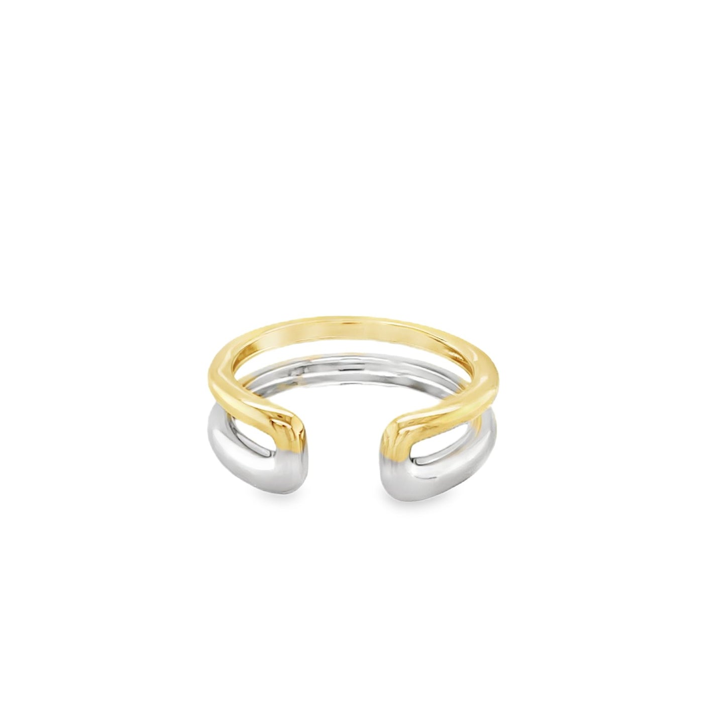 Jai's 14K Two-tone Open-band Ring