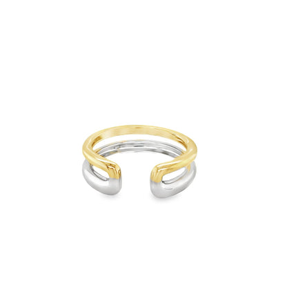 Jai's 14K Two-tone Open-band Ring
