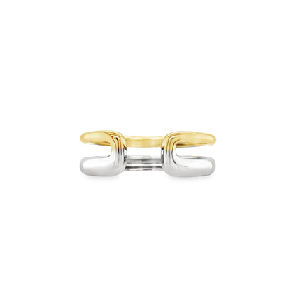 Jai's 14K Two-tone Open-band Ring