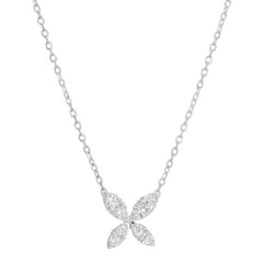 Jai's 14K White Gold Diamond Butterfly Necklace