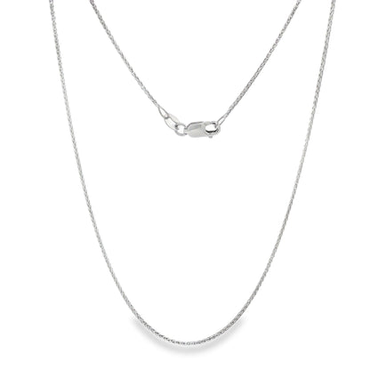 Jai's 14K White Gold Fine Wheat Chain - 20"