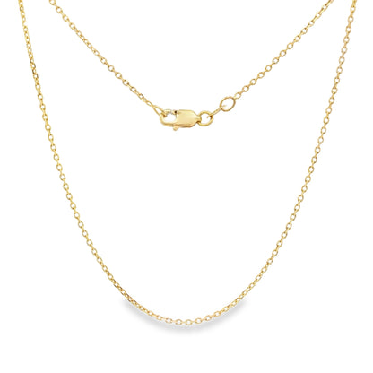 Jai's 14K Yellow Gold Fine Rolo Chain - 18"