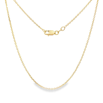 Jai's 14K Yellow Gold Fine Rolo Chain - 18"