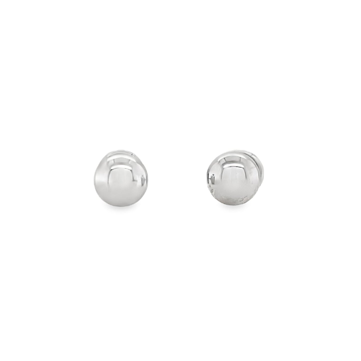 Jai's 14K White Gold 2.5MM Sphere Studs