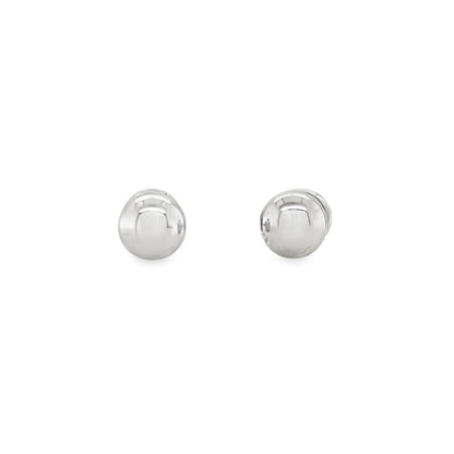 Jai's 14K White Gold 2.5MM Sphere Studs