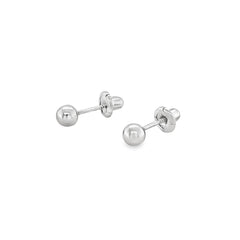 Jai's 14K White Gold 3.5MM Sphere Studs