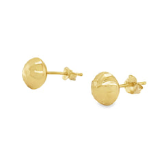 Jai's 14K Yellow Gold 7.5MM Faceted Button Suds