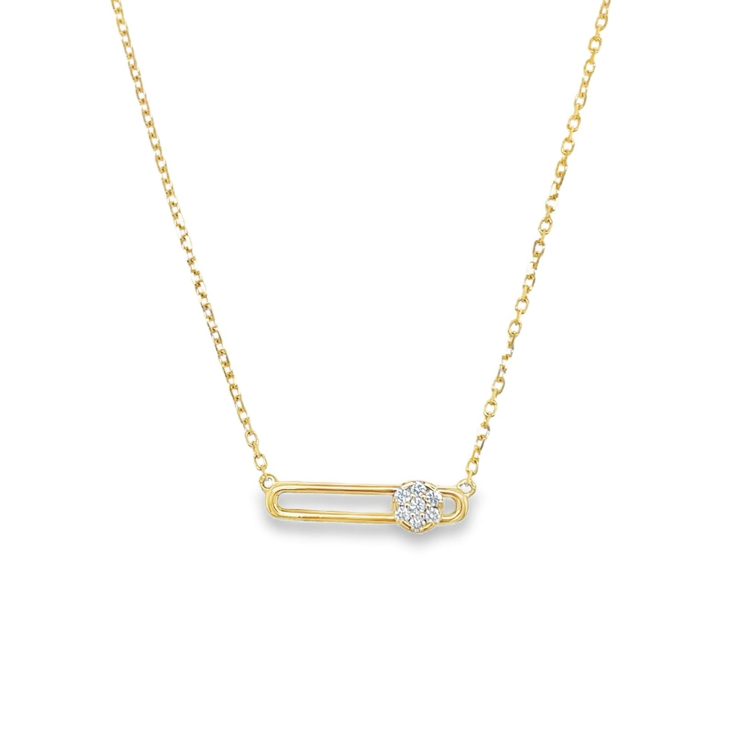 Hulchi Belluni's 18K Yellow Gold Diamond Tresore Necklace