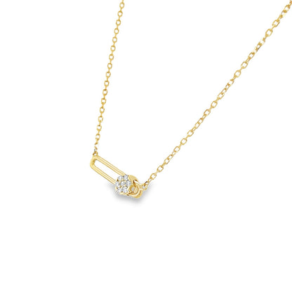 Hulchi Belluni's 18K Yellow Gold Diamond Tresore Necklace