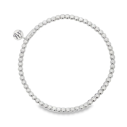 Hulchi Belluni's 18K White Gold Diamond Tresore Stretch Bracelet