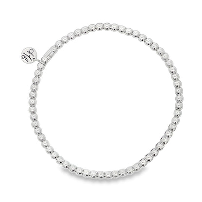 Hulchi Belluni's 18K White Gold Diamond Tresore Stretch Bracelet